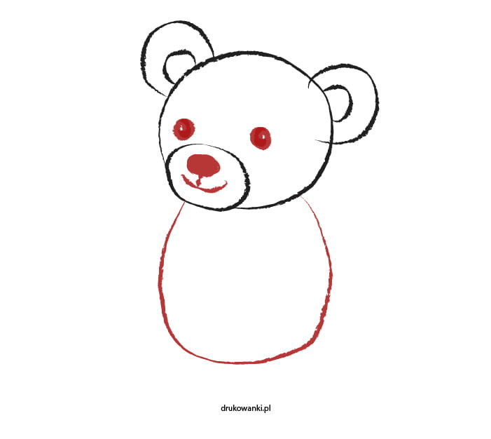 rysunek misia dla dzieci