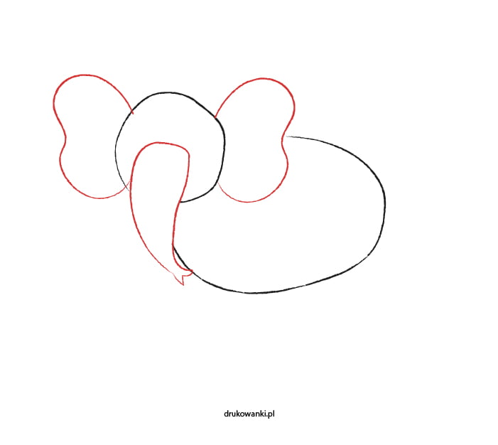 słoń rysunek dla dzieci