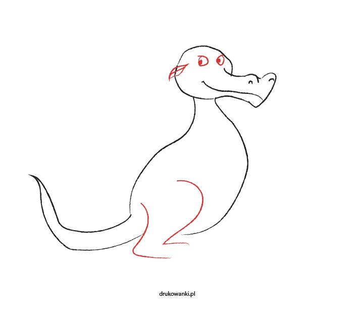 rysunek bajkowego smoka