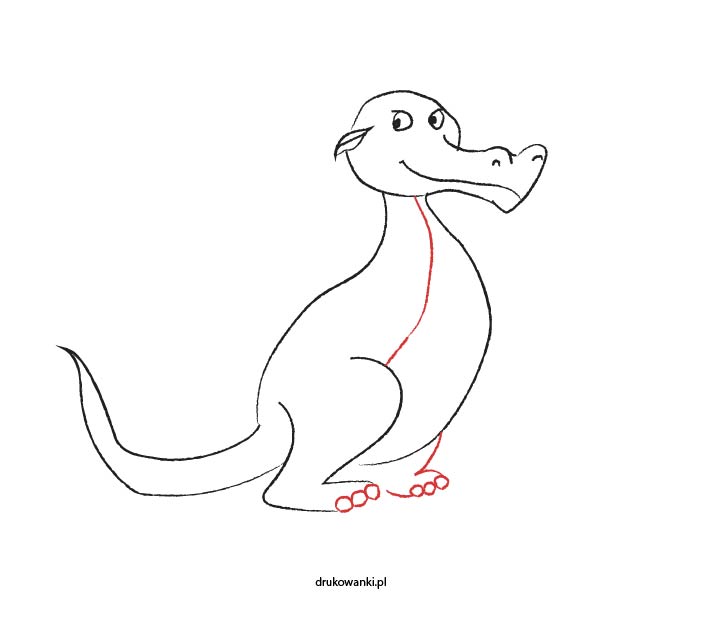 rysowanie bajkowego smoka