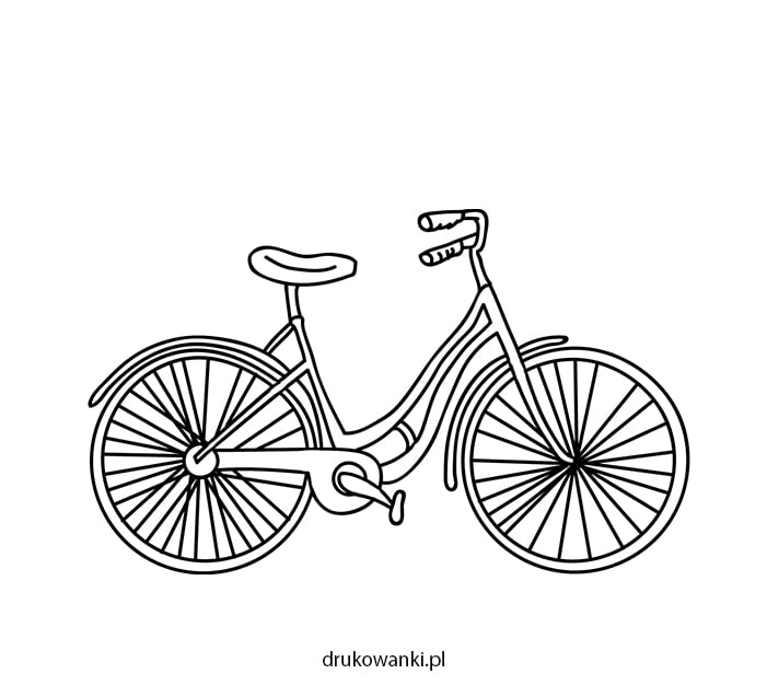 kolorowanka rower