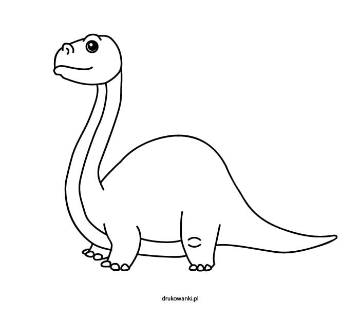 kolorowanka dinozaur