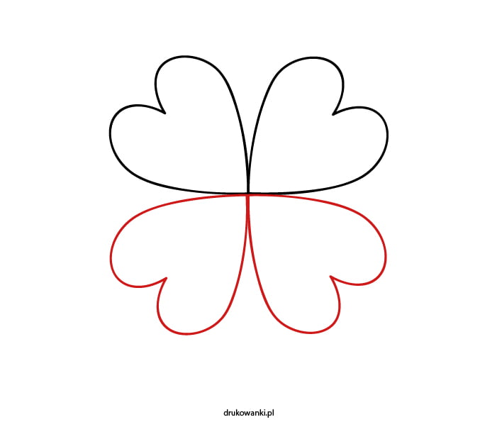 koniczyna krok po kroku jak namalować