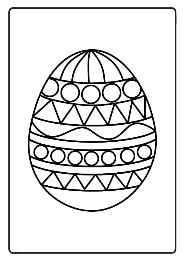 kolorowanki wielkanocne jajka