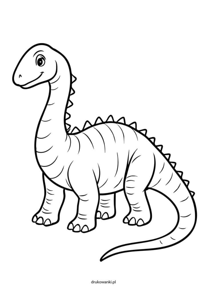 kolorowanka dinozaury