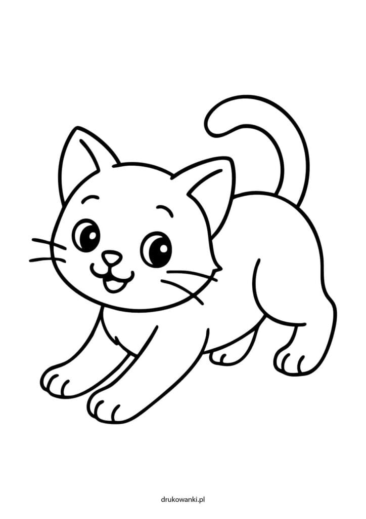słodkie kotki kolorowanki