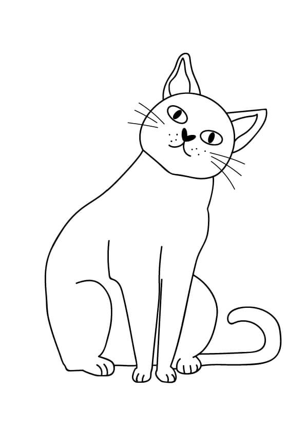 rysunek kota dla dzieci
