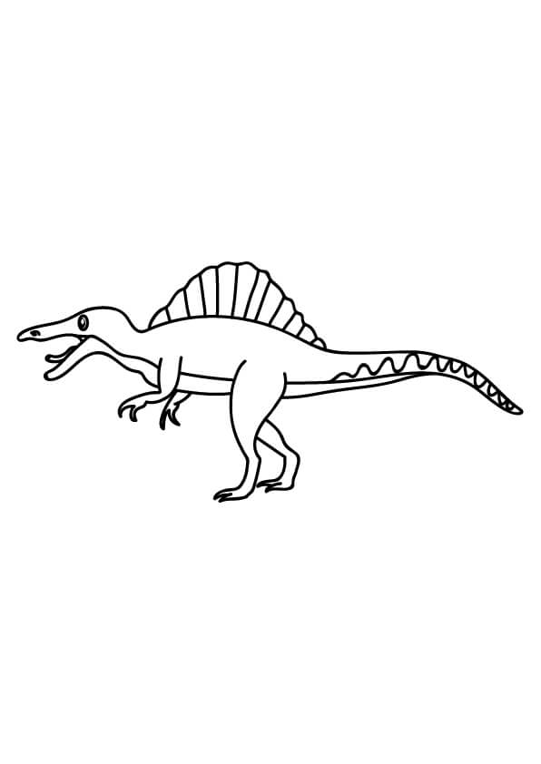 spinozaur kolorowanka dinozaura