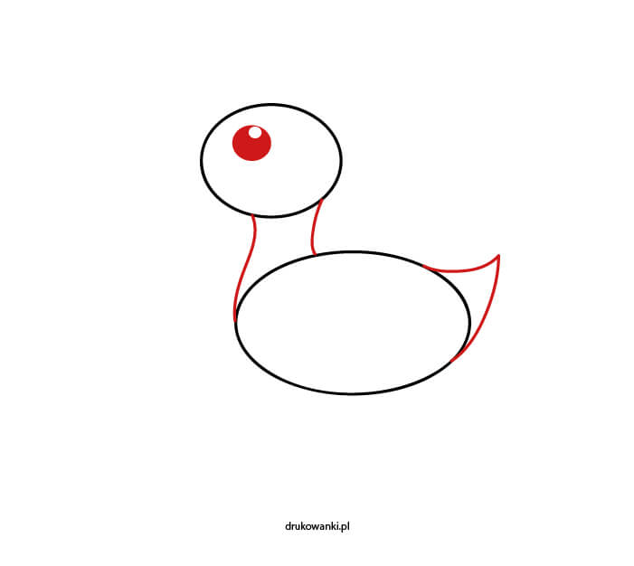 jak narysować kaczkę łatwy