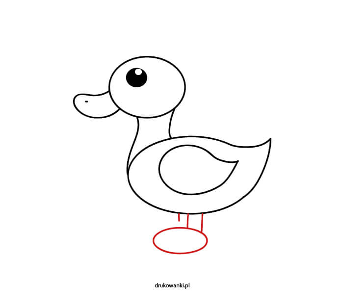 jak narysować kaczkę