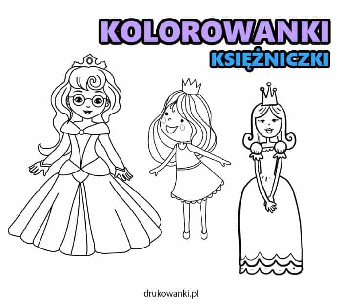 kolorowanki księżniczki za darmo