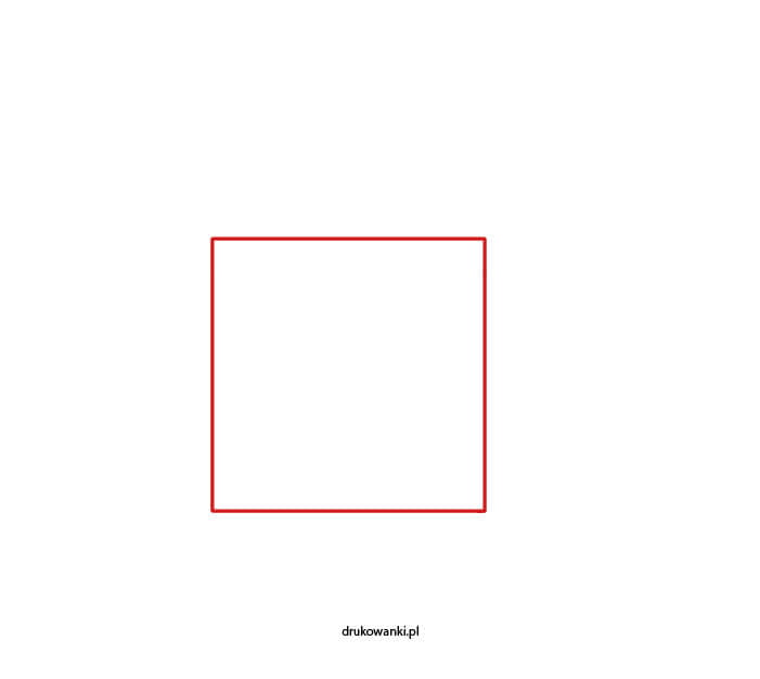 rysowanie domku z figur