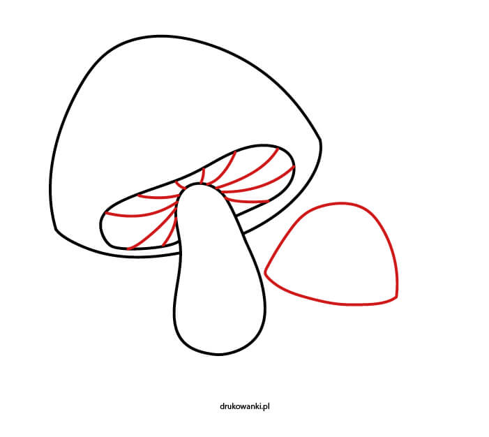 jak narysować grzyby