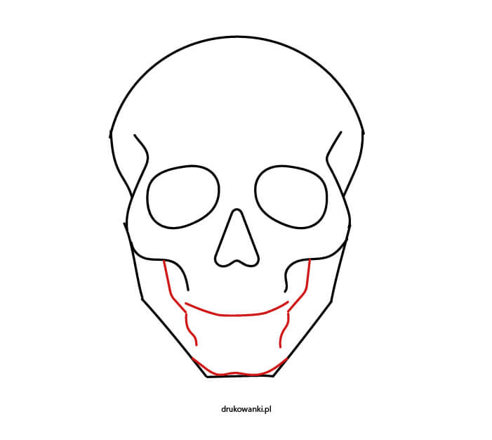 nauka rysowania czaszki