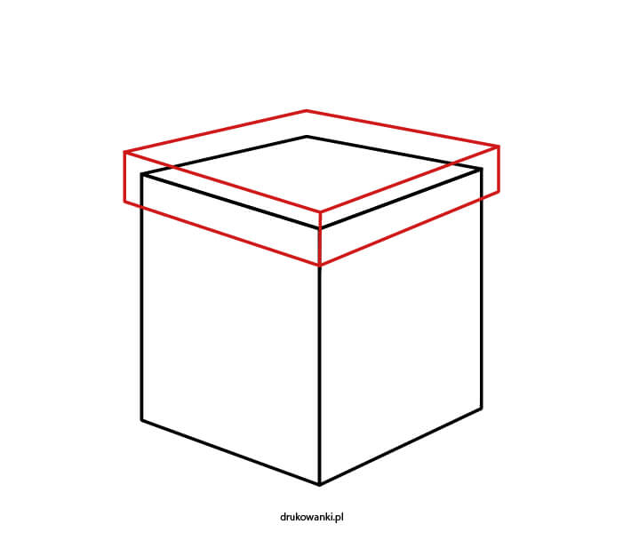 rysunek prezentu w pudełku