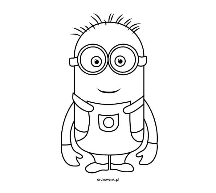 minionek kolorowanka dla dzieci