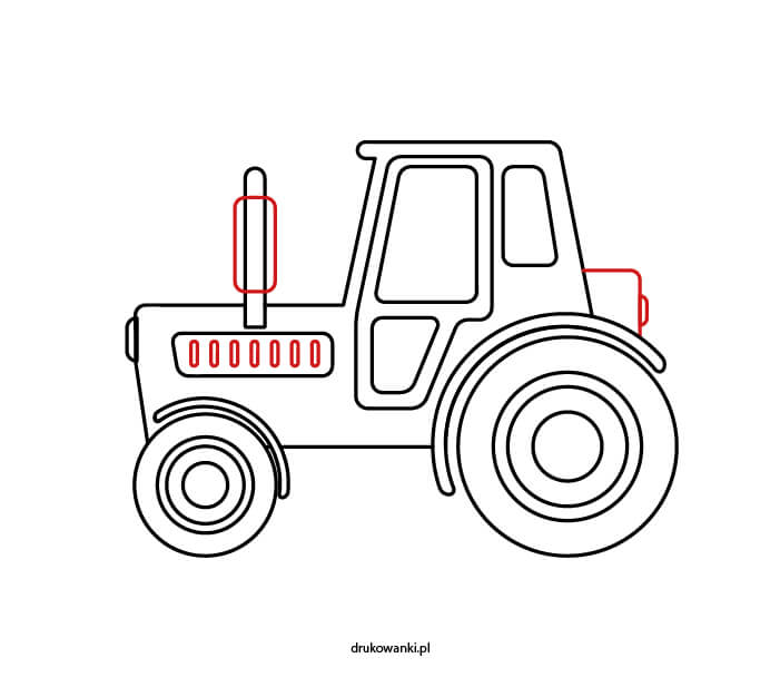 traktor dla dzieci krok po kroku