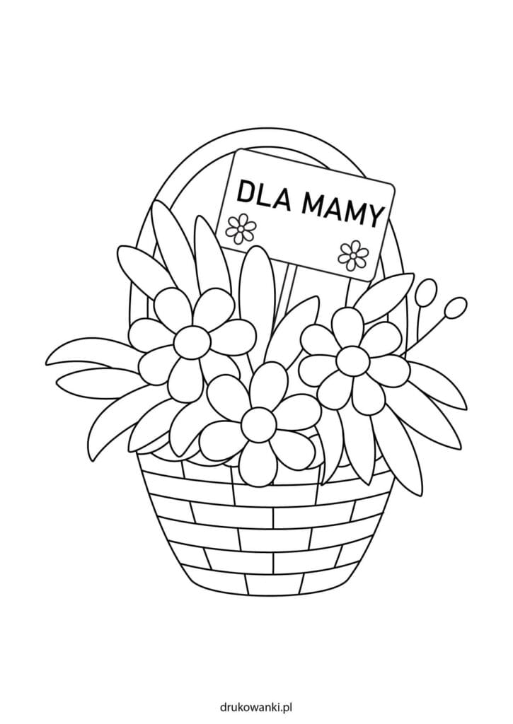 kwiaty na dzień matki obrazek