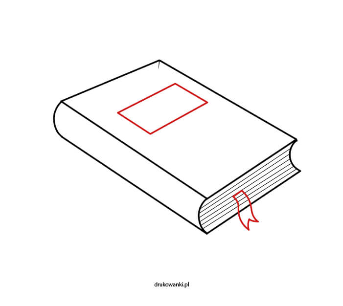 zamknięta książka rysunek
