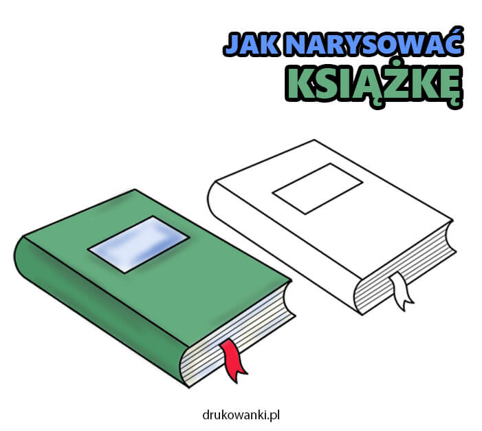 jak narysować książkę instrukcja