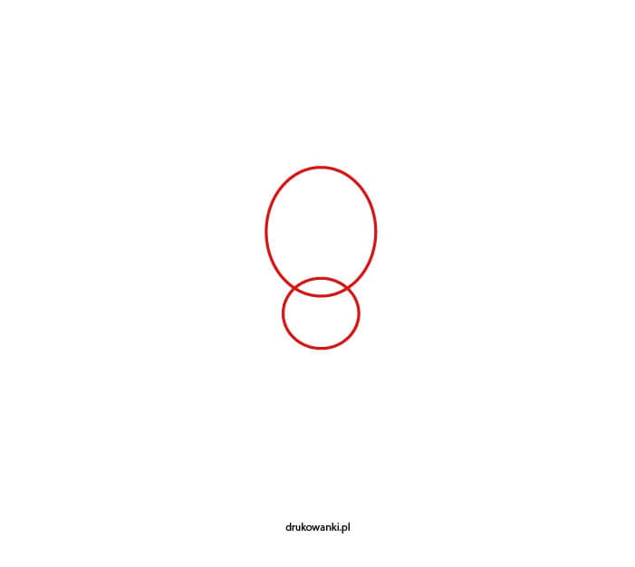 pająk rysunek krok po kroku