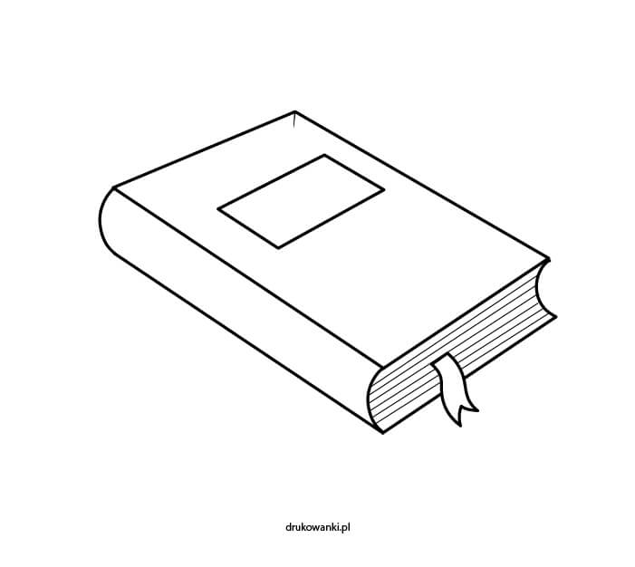 jak narysować zamkniętą książkę