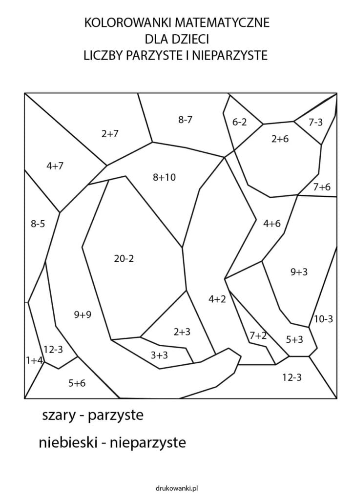 kolorowanie - liczy parzyste i nieparzyste
