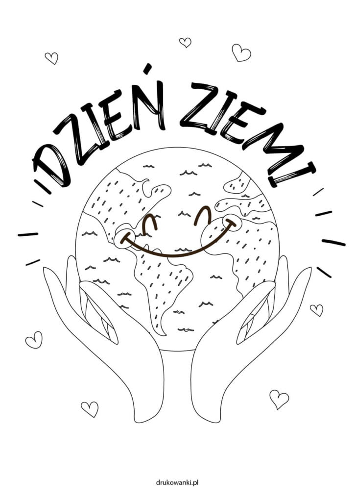 kolorowanki na dzień ziemi
