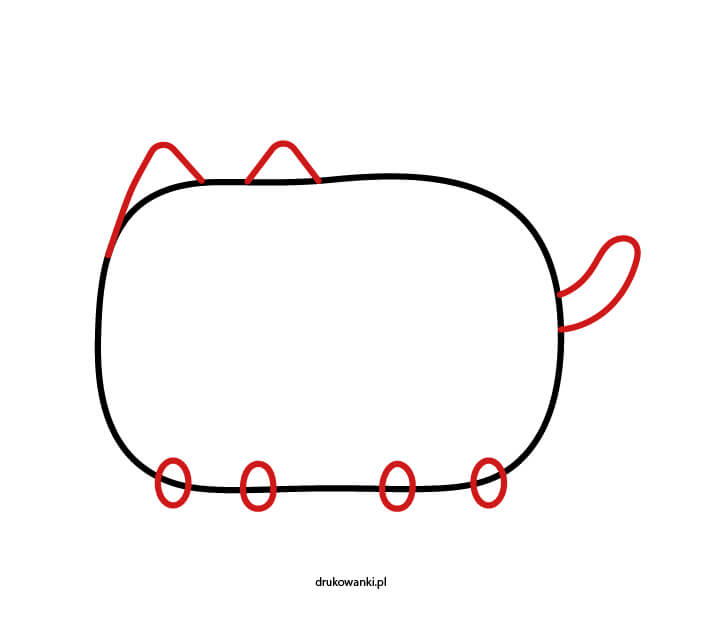 jak narysować Puszina