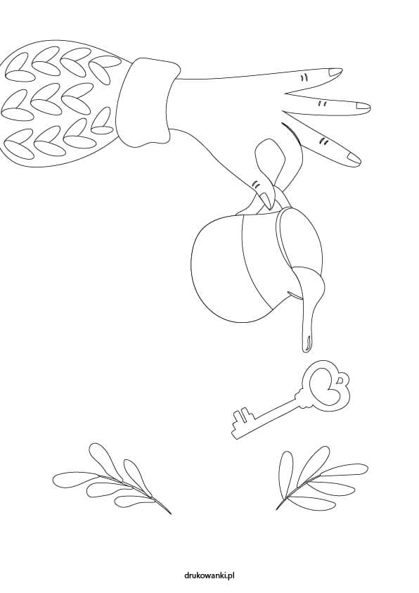 lanie wosku rysunek dla dzieci